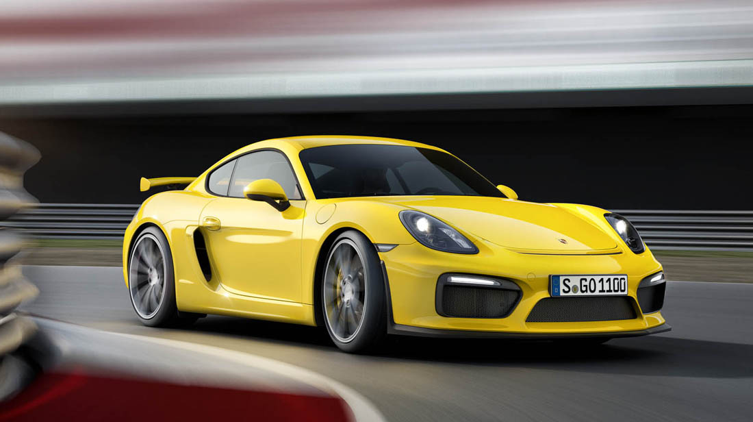 Porsche Cayman action