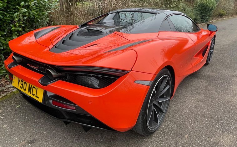 McLaren 720S Spider rear