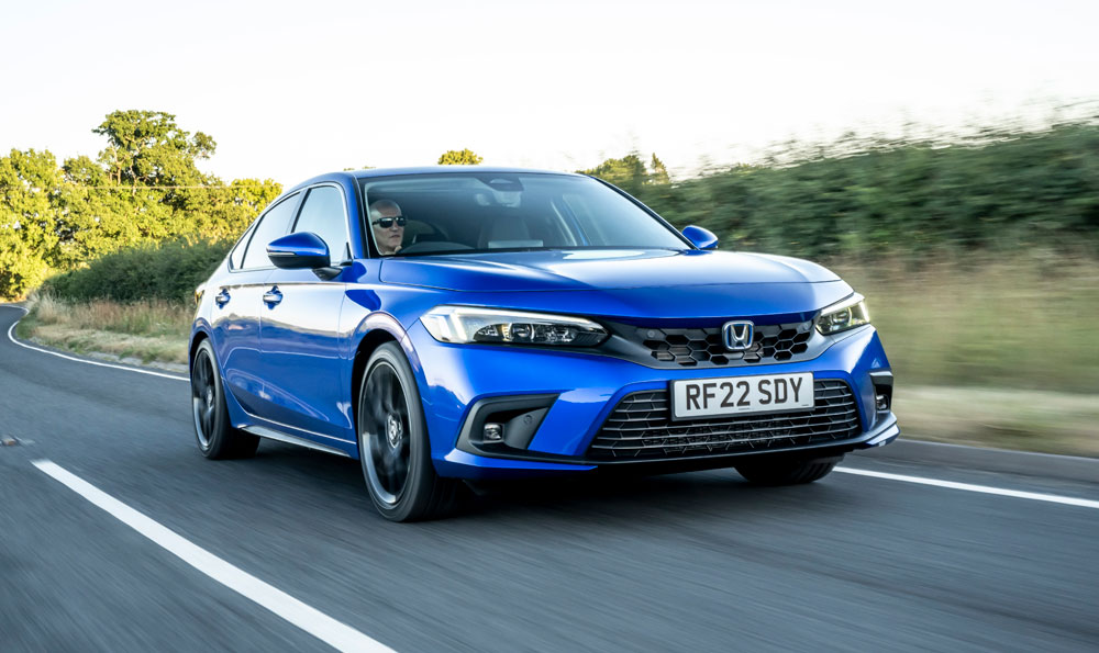 Honda Civic e:HEV front