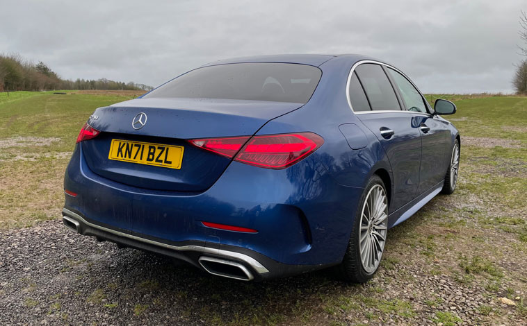 Mercedes C 220 d AMG Line Premium Saloon rear