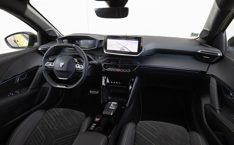 Peugeot E-208 GT interior