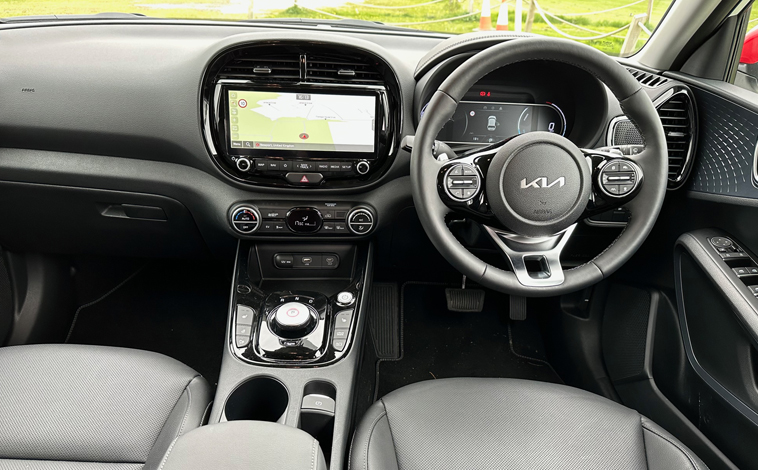 Kia Soul EV Explore interior