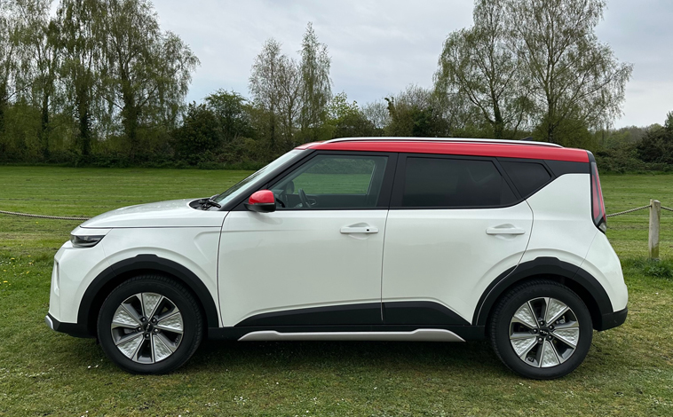 Kia Soul EV Explore side