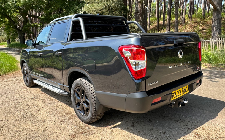 SsangYong Musso Saracen+ rear