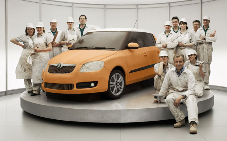 Skoda Fabia cake