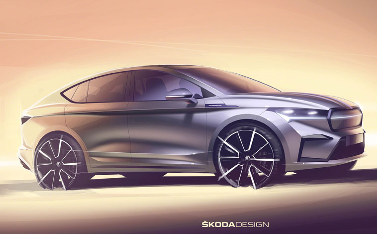 Skoda Enyaq Coupe sketch