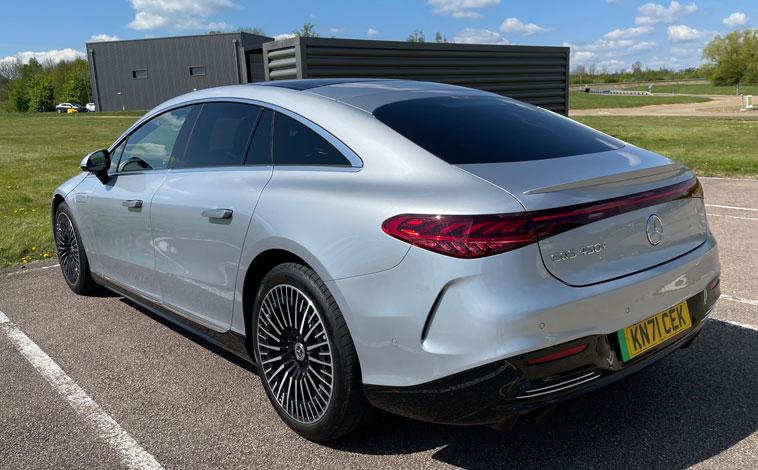 Mercedes EQS rear