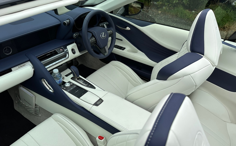 Lexus LC 500 Convertible interior