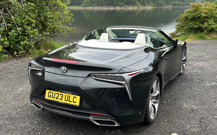 Lexus LC 500 Convertible rear