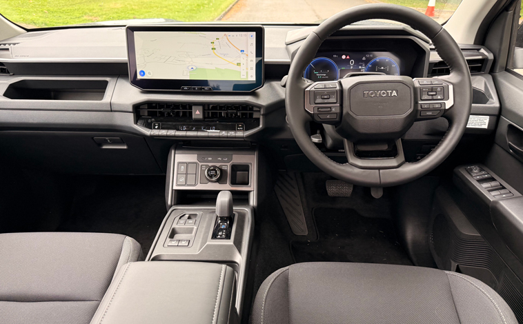 Toyota Hilux BEV interior