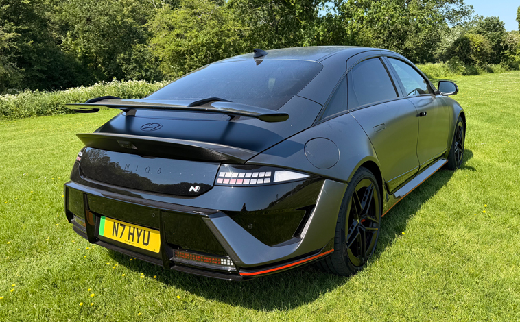 Hyundai Ioniq 6N rear