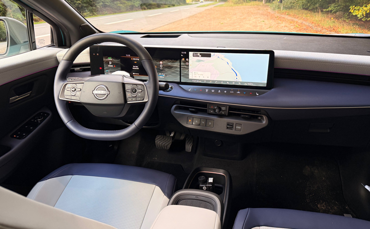 Nissan Leaf interior